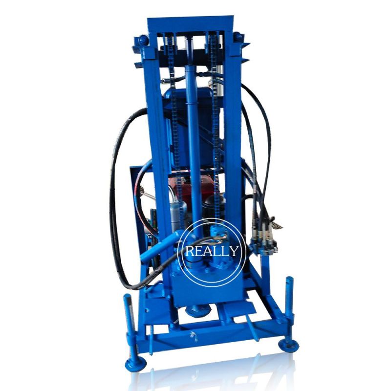22HP Diesel Deep Borehole Water Well Drilling Machine for Sale 100m Hydraulic Mine Drilling Rig Hole Drilling Machines