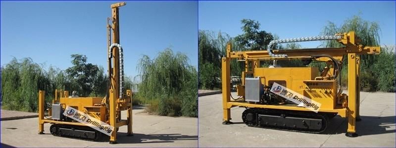 Crawler Type DTH Hammer Rock Water Bore Well Borehole Drilling Rig