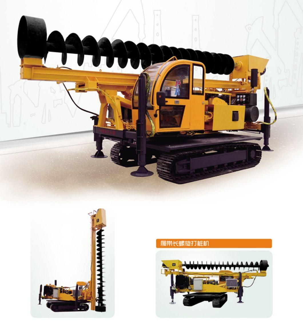 China 360-6 Crawler Long Screw Pile Driver Rotary Drilling Rig for Land Drilling/Hole Drilling /Pile Drilling with Low Price