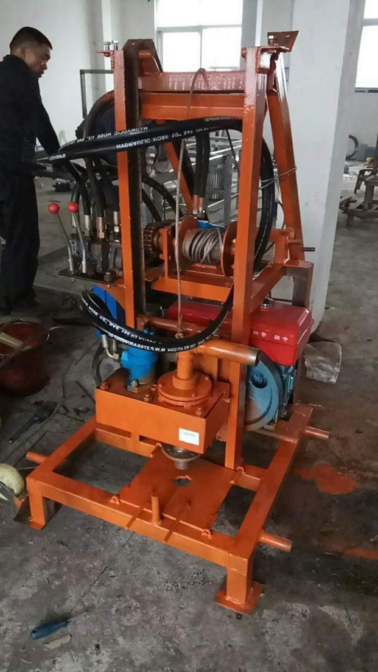 Yg Electric Type Small Portable 100m Tariler Drilling Rig with Mud Pump