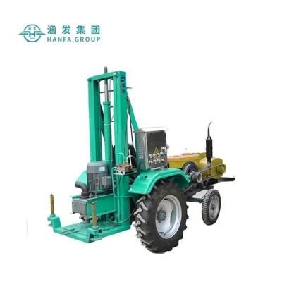 Tractor Mounted Hf100t Portable Water Well Drilling Rigs for Sale