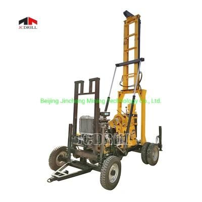Jxy400t Trailer Mounted Spline Vertical Water Well Drill Rig 400 Meters