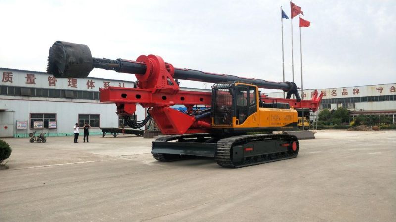 40m Rotary Table Pilling Excavator Mounted Drill Rig with Auger Digger