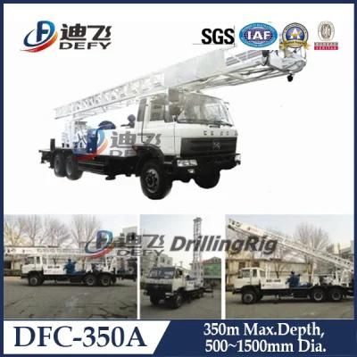 Dfc-350A Truck Mounted Rotary Water Borehole Drilling Rig Machine for Sale