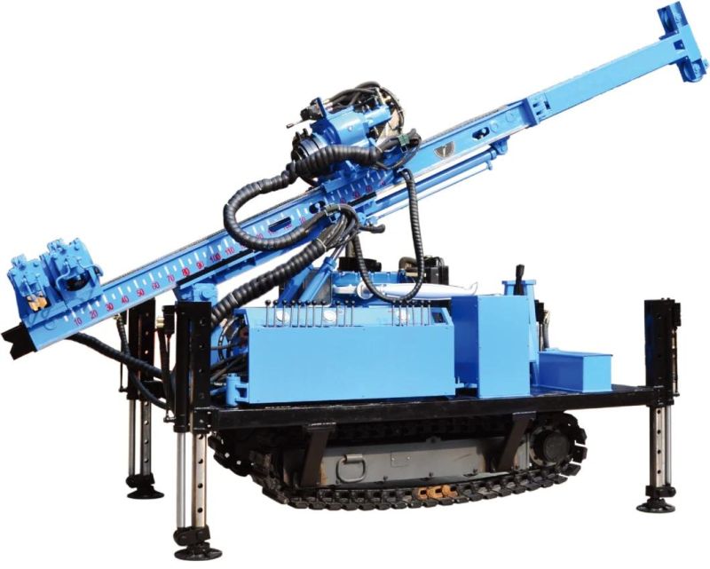 High Efficient Crawler Mounted Full Hydraulic Anchor Drilling Rig Slope Drilling Machine