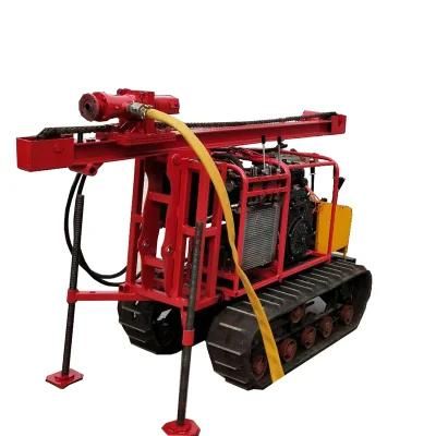 30m Depth Portable Hydraulic Crawler Integral Mountain Drilling Rig