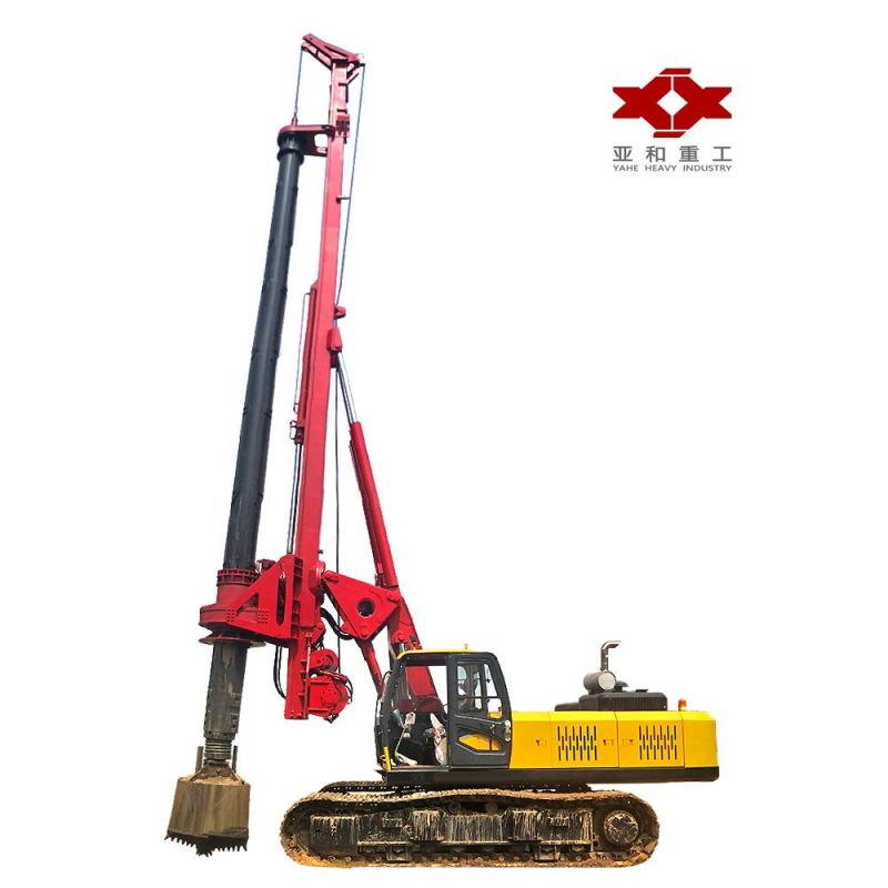 Hydraulic Crawler Rotary Drill Rig High Frequency 40m
