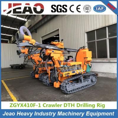 Blast Rock Crawler Drilling Rig with Air Compressor for Mining