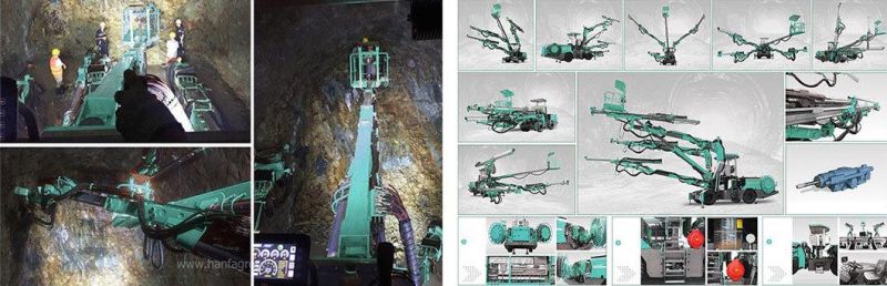 Hfj33 Easy to Operate 173kw Hydraulic Tunneling Jumbo Drilling Rig