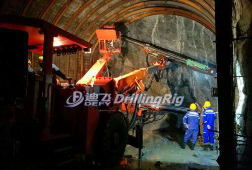Underground Blast Hole Tunnel Mining Face Drilling Rig