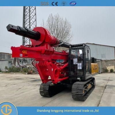 Crawler Pile Driver Drilling Dr-90 Hydraulic Electric Ground Screw Pile Construction Auger Borehole Core Drill Rig