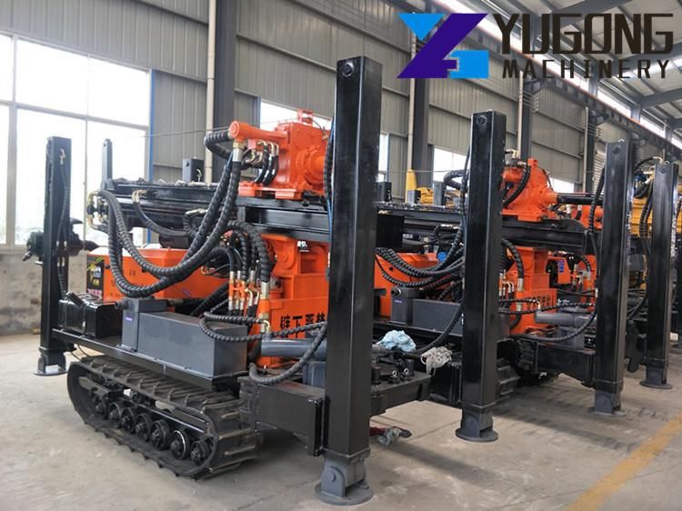 Hydraulic Air Compressor Water Well DTH Hammer Drilling Rig