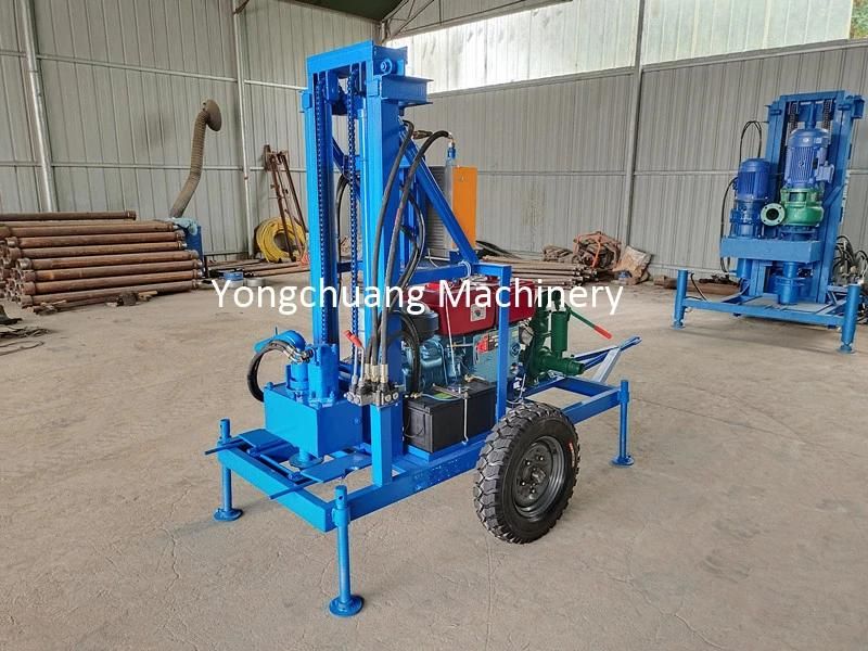 Mini Water Well Drilling Machine for 100m Depth