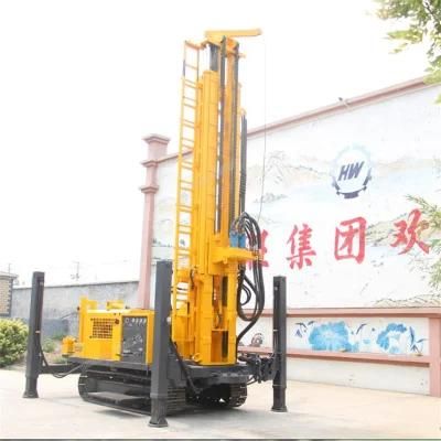 Crawler Borehole Drilling Rig Pneumatic 450m Water Well Drilling Rig