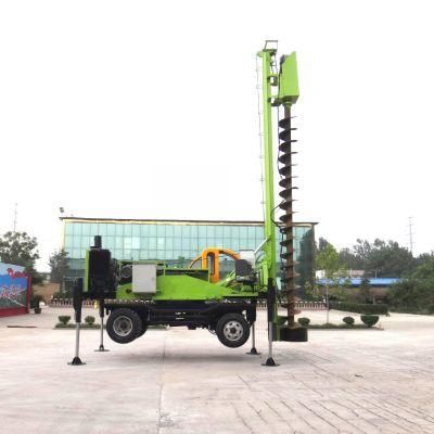 Wheeled 360-6 Hydraulic Power Wheeled 360-6 Water Well Drilling Machine for Pile Foundation Construction