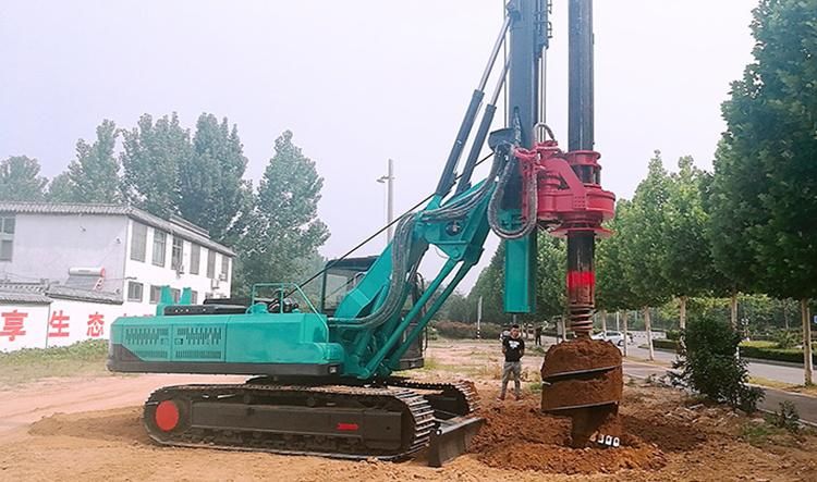 Programmable Crawler Drill Rig Rotary Head Rotary Drilling Rig