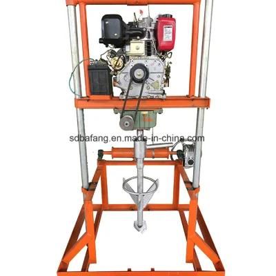 Qyj-100 Removable Gasoline Power Small Fold Water Well Drilling Rig Machine for Sale