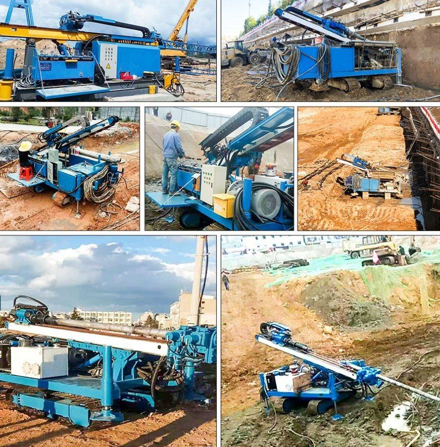 Best Show Pressure of Gyrator 36 Kn Full Hydraulic Top Drive Crawler Anchoring Drilling Rigs for The Construction
