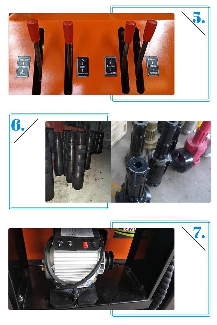 Depth 400m Hydraulic Multi-Function Well Water Drilling Rig Machine