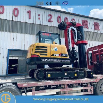 Crawler Mounted Mine Diesel Engine Hydraulic Dr-60 Middle Rotary Drilling Rig