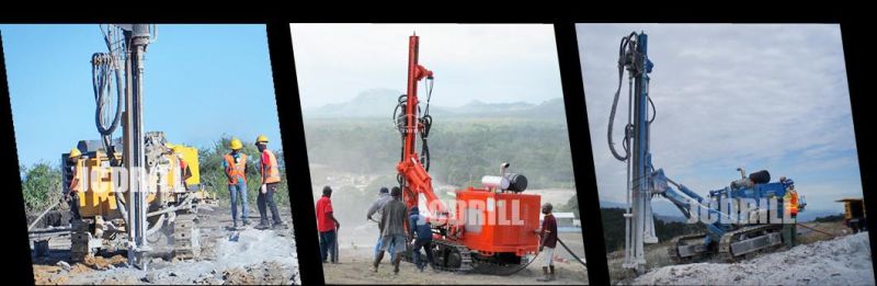 Heavy Duty Crawler Mounted Hydraulic DTH Rock Blasting Quarry and Mining Drilling Rig Machine for Sales