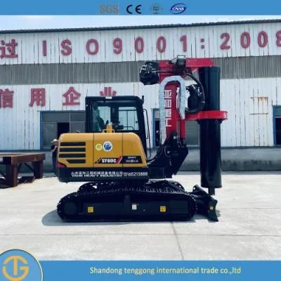 Electric Pile Driver Piling Drilling Pile Driver Epuipments Dr-60 Middle Rotary Rig Machine