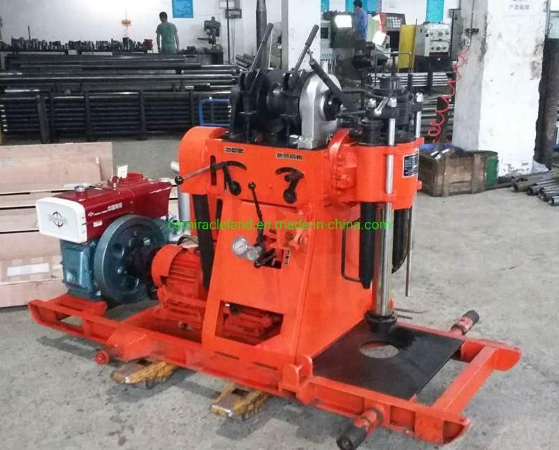 Gy-150b Portable Trailer Mounted Hydraulic Geotechnical Geo Core Drilling Rig with Mud Pump
