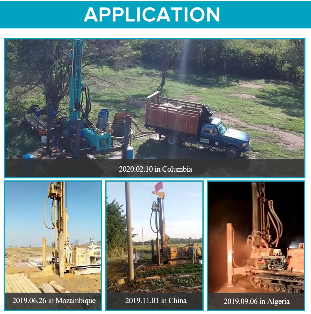 Jk-Dr600 Diesel Engine Multifuncational Portable Hydraulic Water Well Drilling Rig for Sale