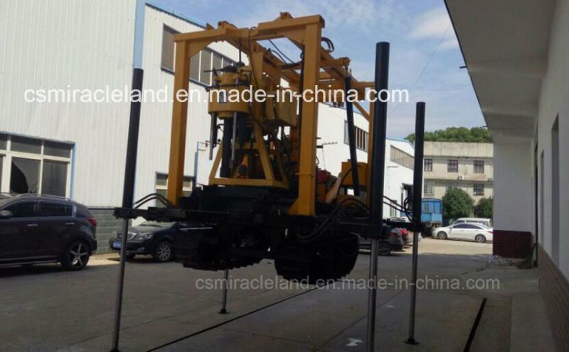 200m Crawler Mounted Geotechnical Investigation/Water Well Drilling Core Drill Rig with Bw160 Mud Pump (YZJ-200Y)