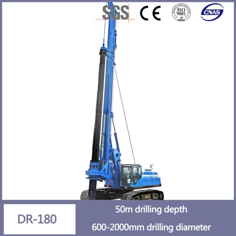 Small Hydraulic Diesel Engine Rotary Drilling Rig for Building Foundation Construction