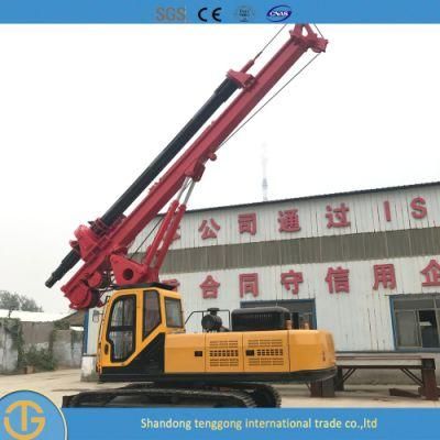 Solar Spiral Pile Auger Drilling Rig for Construction