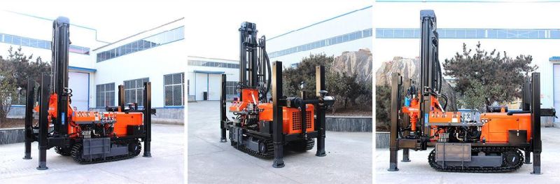 Small Crawler Hydraulic 180/200mdepth Drilling Rig for Mining Water Well Drilling Rig