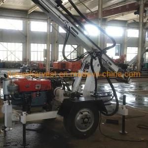 Sly100 Trailer Mounted Flexible and Convenient Water Well Drilling Rig