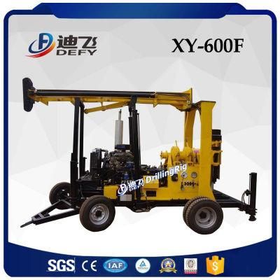2022 Hot Sale 600m Diesel Portable Geotechnical Core Drilling Rig