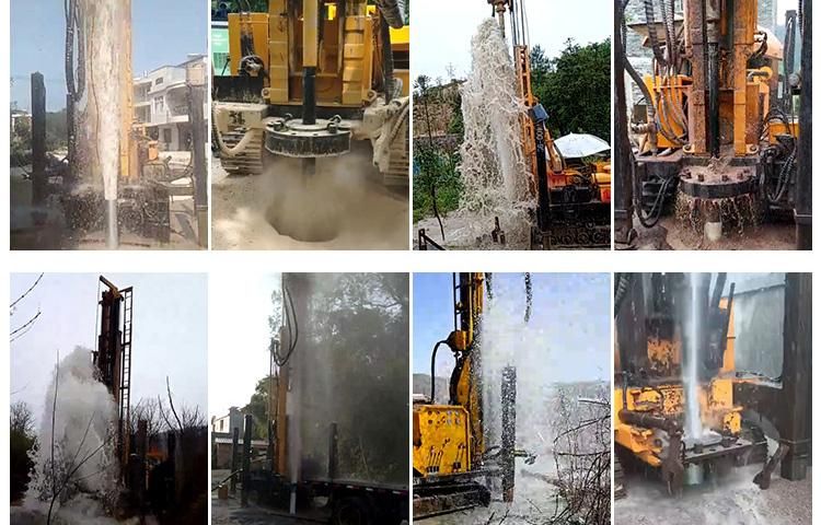 Multifunction Drilling Depth 260m Crawler Pneumatic Drill Rig Hydraulic Hard Rock Drilling Machine /Rotary Drilling Rigs/Pneumatic Rock Drill