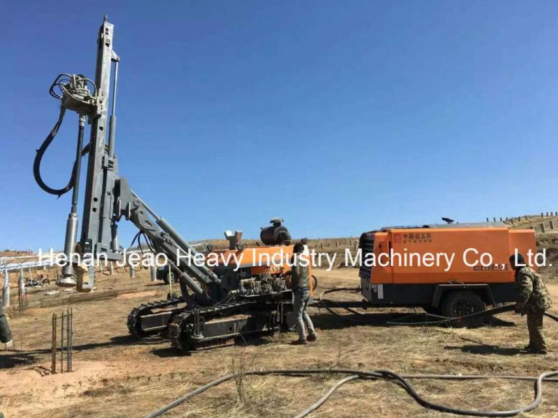 H680 Crawler Hydraulic Down Hole Drilling Rig (90-165mm & 30M Depth)