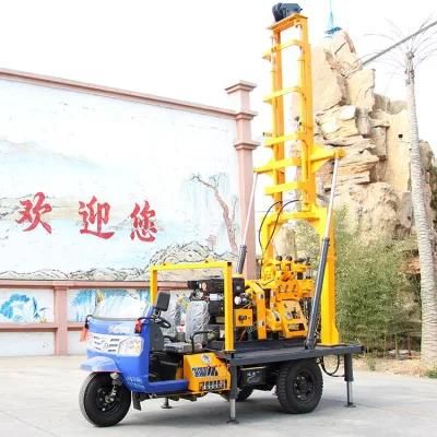 160m Depth Tricycle Water Well Drilling Rig for Farm Irrigation