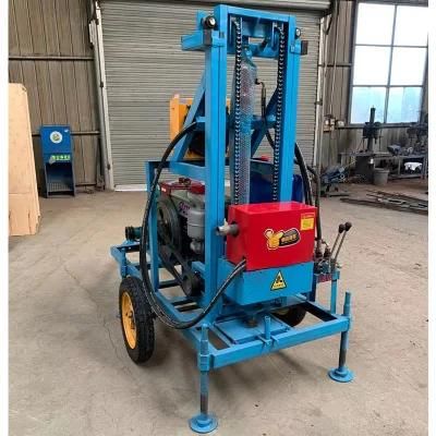 100m 200m Deep Borehole Water Well Drilling Rig Machine