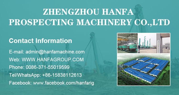 Easy Operation! Crawler Type Hydraulic Drilling Rig (HF1100Y)