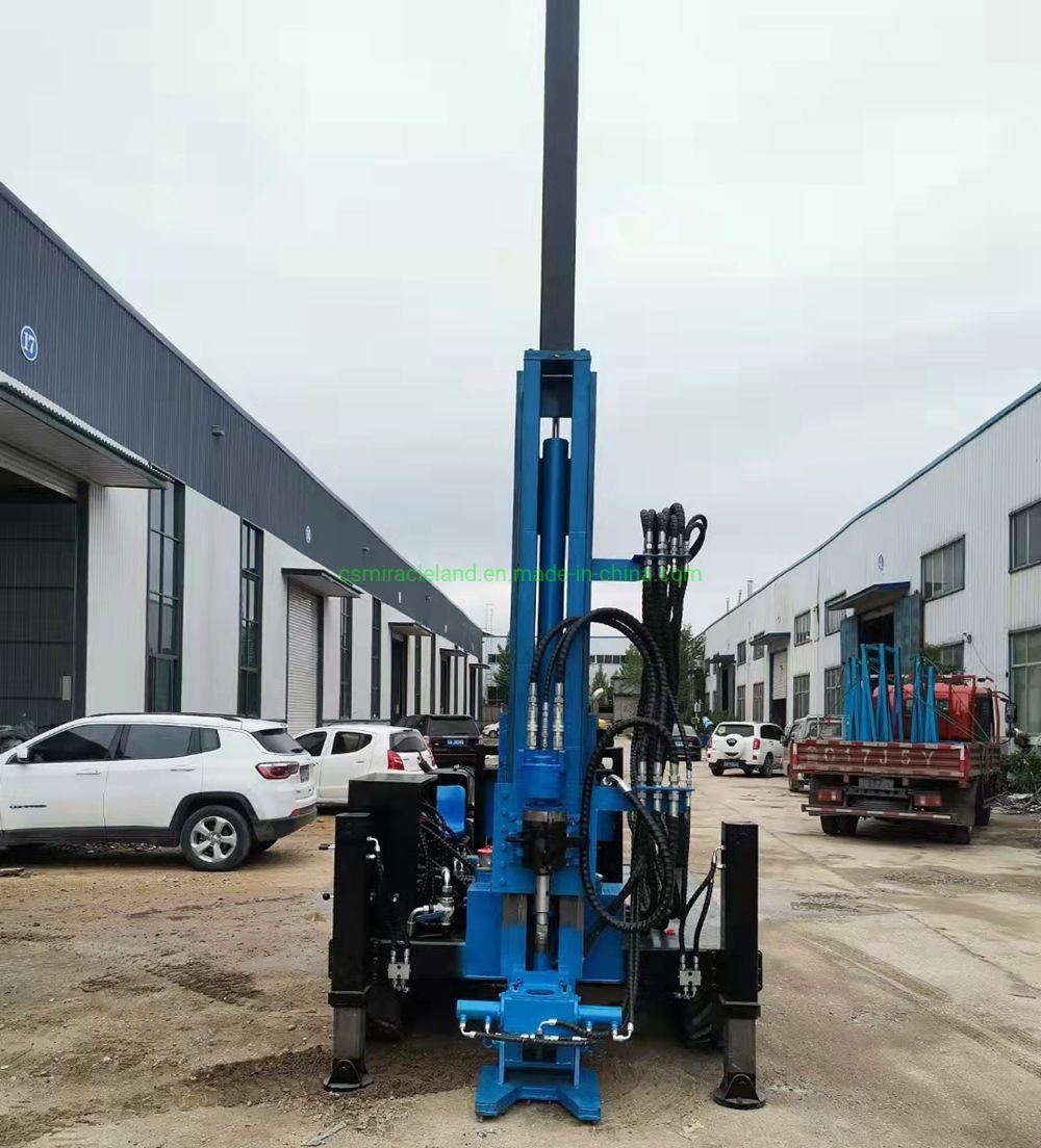 Crawler Portable Full Hydraulic Power Head Wireline Core Drilling Rig (YDX-500GL)