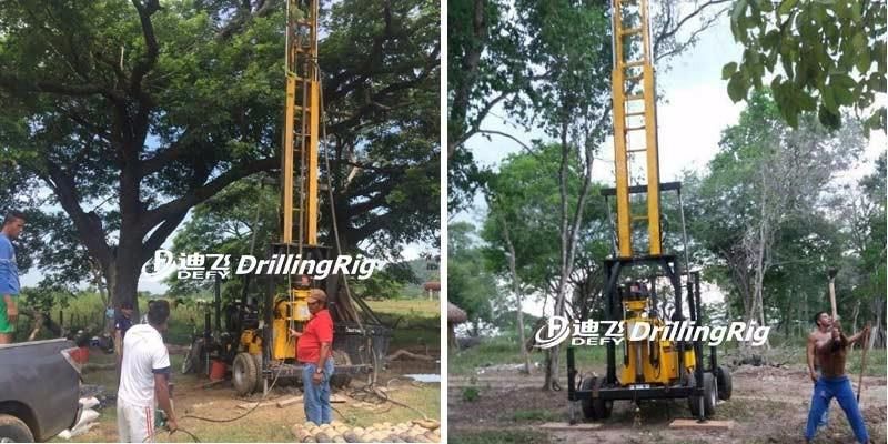 2022 Hot Sale Xy-600f Trailer Mounted Water Well Borehole Drilling Price