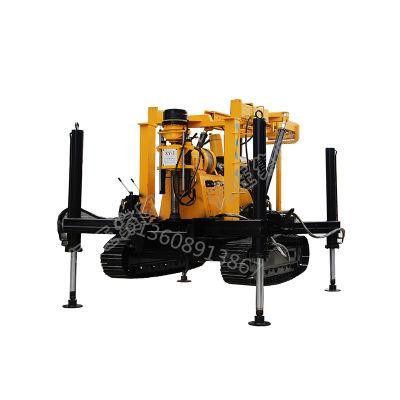 Full Hydraulic Crawler Mounted Portable Water Well Drilling Rig