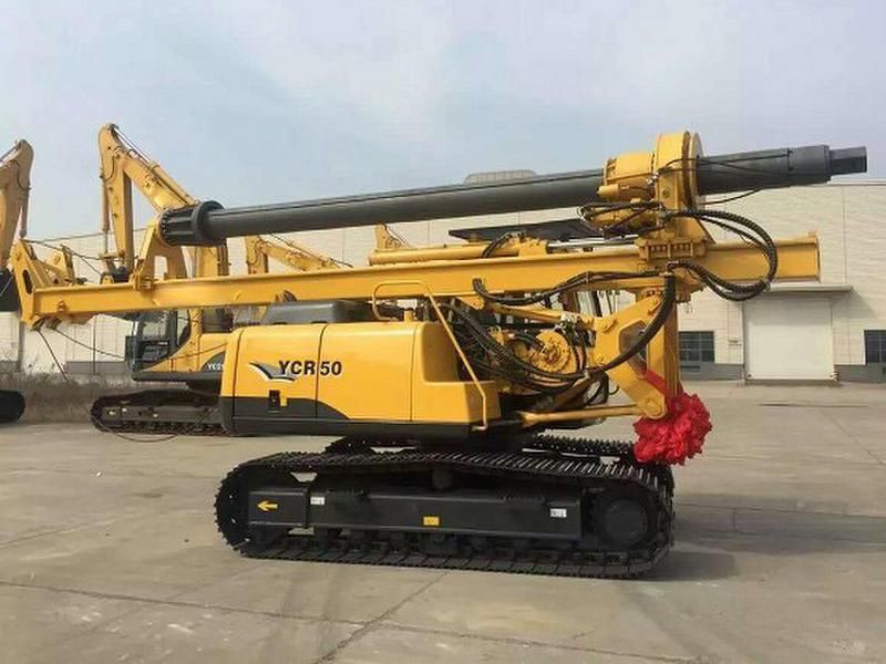 High Quality Hydraulic Rotary Drill Rigs Ycr50