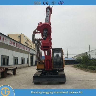 Driver Pile Electric Ground Screw Concrete Portable Surface Drilling Rig with Two Drilling Tools for Free Can Customize