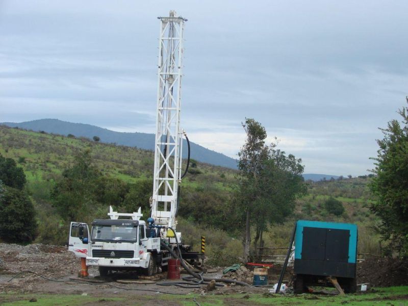 100m 200m 300m Well Drilling Rig with Autoloader and Compressor