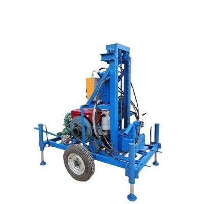 100m Diesel Small Water Well Drilling Rig for Sale