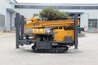 Foldable Steel and Rubber Track Mounted Crawler Rotary Water Well Drilling Rig