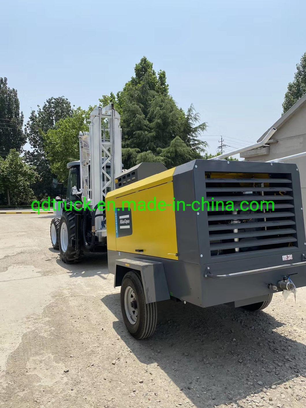 6X4 Hydraulic drilling rig truck mounted drilling machine