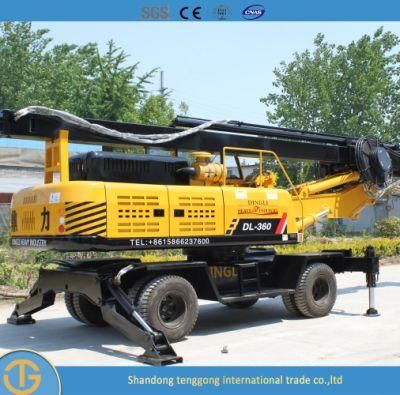Micro Rotary Oil Surface Mini Piling Machine Head Hydraulic Piling Rig