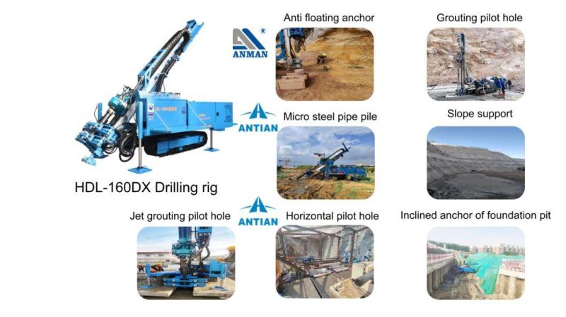 Hdl-160dx Stone Soil Construction Multifunctional Drilling Machine